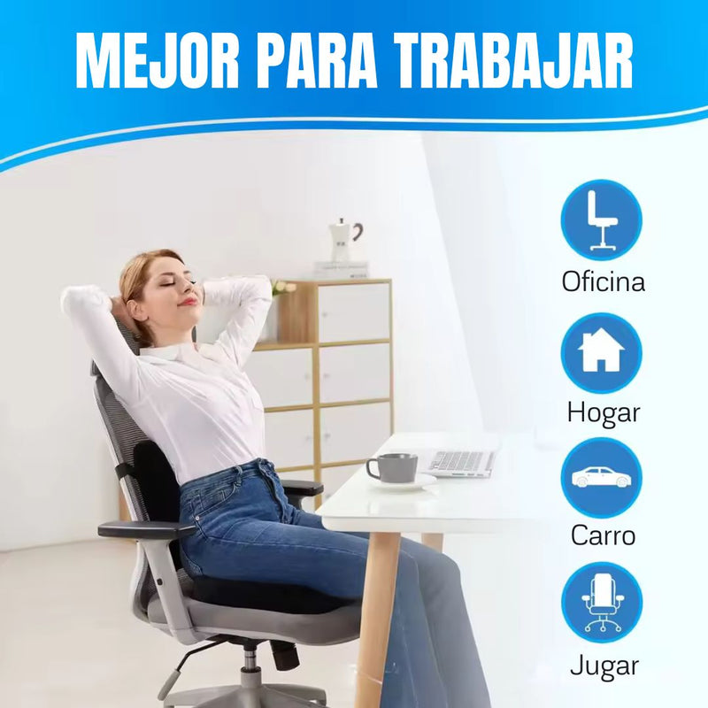 Cojín y Lumbar Para Silla [ENVÍO GRATIS]