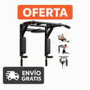 Barra de Dominadas de Pared Desmontable – Soporte hasta 300 kg (ENVÍO GRATIS)