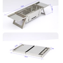 Parrilla Portátil Plegable de Acero Inoxidable (ENVÍO GRATIS)