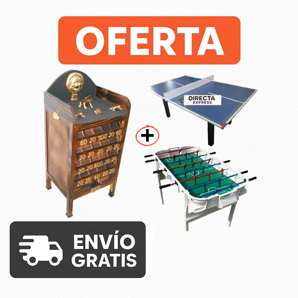 Combo 3 Juegos: Ping Pong + Metegol + Sapo (ENVÍO GRATIS)