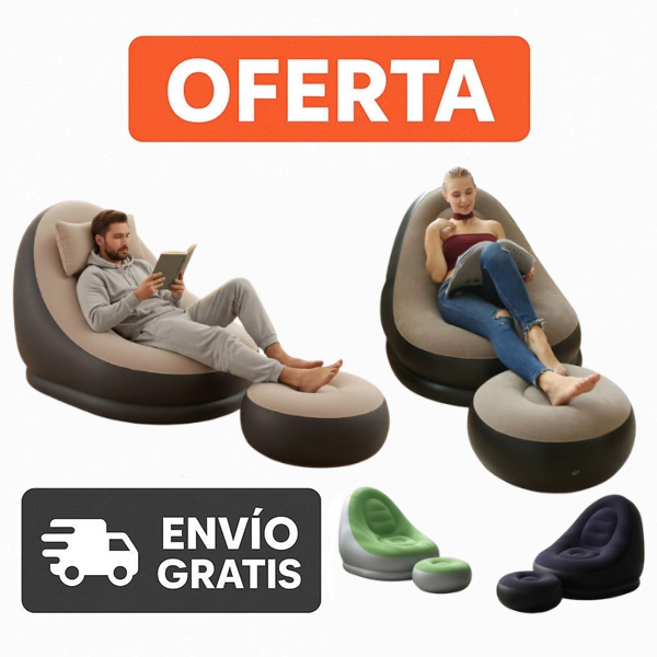 Juego De Sofá Multipropósito Con Inflador (ENVÍO GRATIS)
