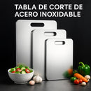 Set De 3 Tablas De Corte De Acero Inoxidable (ENVÍO GRATIS)