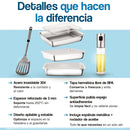 Promo 3x1 Fuentes para Horno con Tapa + Rociador y Espátula de Regalo