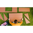 Bodega de Jardín Resina Marrón Mate 125x205 Cm