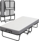 Cama Plegable Individual con Colchón de Espuma – Plegable y Portátil (ENVÍO GRATIS)