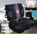 Cojín y Lumbar Para Silla [ENVÍO GRATIS]