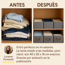 Organizadores de Ropa Plegables (Comprá 1 y lleváte 3)