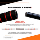 Set de Mancuernas + Barra Regulable 30 kg – Discos PVC [ENVÍO GRATIS]