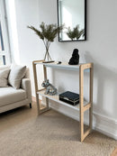 Mesa Recibidora Auxiliar Nórdica – Diseño Blanco [ENVÍO GRATIS]