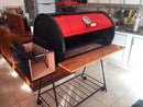 Tambor Full Móvil Parrilla Color Negro y Rojo (ENVÍO GRATIS)