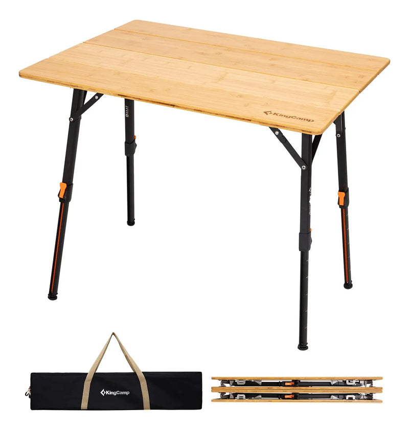 Mesa Plegable de Altura Ajustable 256x197 CM (2-3 Personas)