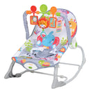 Silla Mecedora Para Bebé  Eléctrica Animales Celeste (ENVÍO GRATIS)