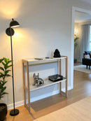 Mesa Recibidora Auxiliar Nórdica – Diseño Blanco [ENVÍO GRATIS]