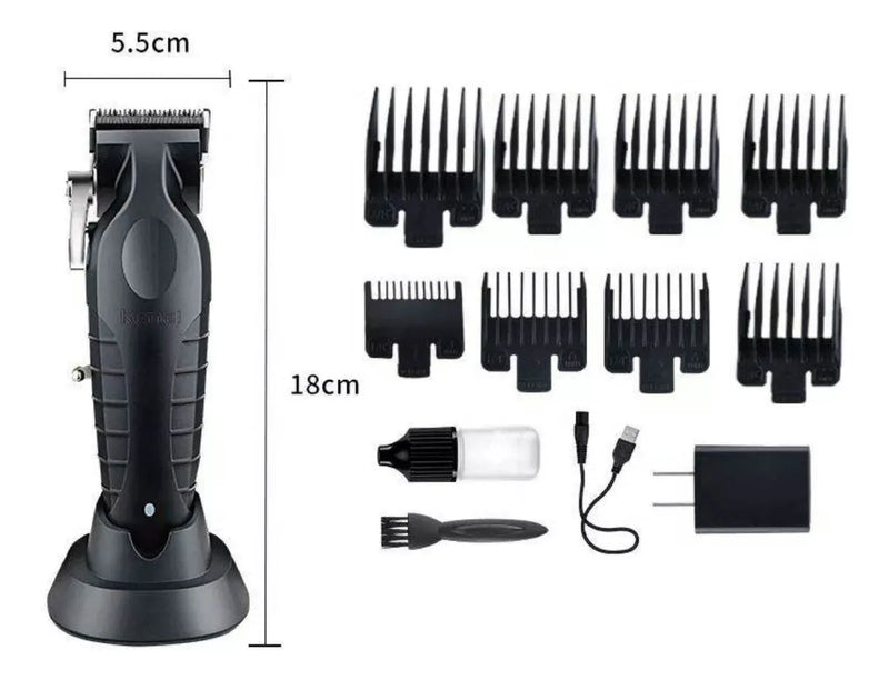 Set Profesional de Corte y Acabado – Clipper + Aparador + Accesorios (ENVÍO GRATIS)