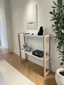 Mesa Recibidora Auxiliar Nórdica – Diseño Blanco [ENVÍO GRATIS]