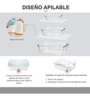 Set x12 Recipientes Herméticos de Vidrio – Conservación & Cocina Versátil (ENVÍO GRATIS)