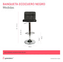Set x2 Banquetas Altas Acolchonadas en Ecocuero (ENVÍO GRATIS)