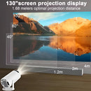 Mini Proyector Portátil Ultra HD 8000 LM con WiFi y Bluetooth (ENVÍO GRATIS)