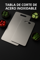Set De 3 Tablas De Corte De Acero Inoxidable (ENVÍO GRATIS)