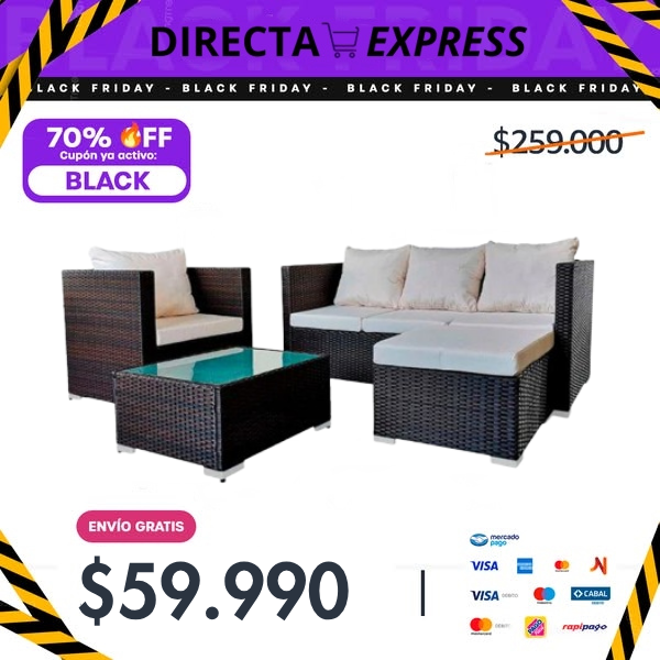 Conjunto de zona exterior Bela Brown